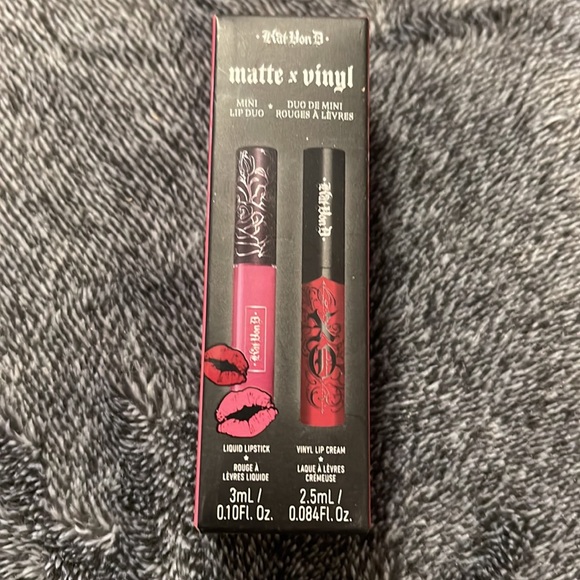 Kat Von D Matte x Vinyl Mini Lip Duo LOLITA - Picture 3 of 5
